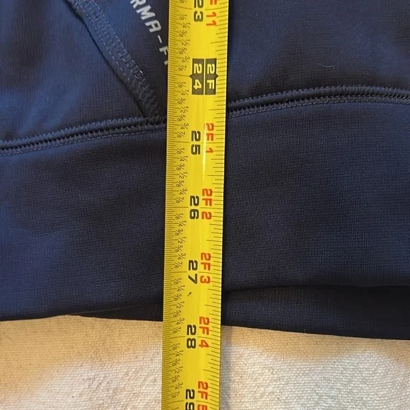 Chicago Bears Nike Therma Fit Full Zip Hooded Jacket Blue Orange Size L - Picture 9 of 11